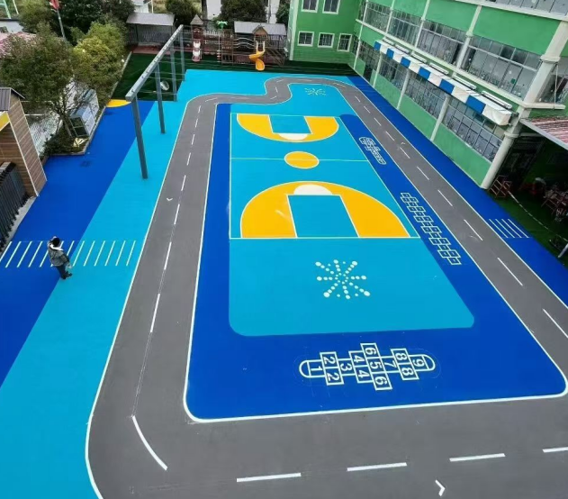 邢台市塑胶颗粒混合型塑胶跑道 - 方案